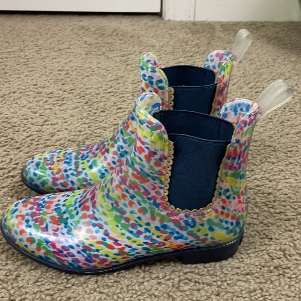 JACK ROGERS Sallie Rainbow Rain Boots